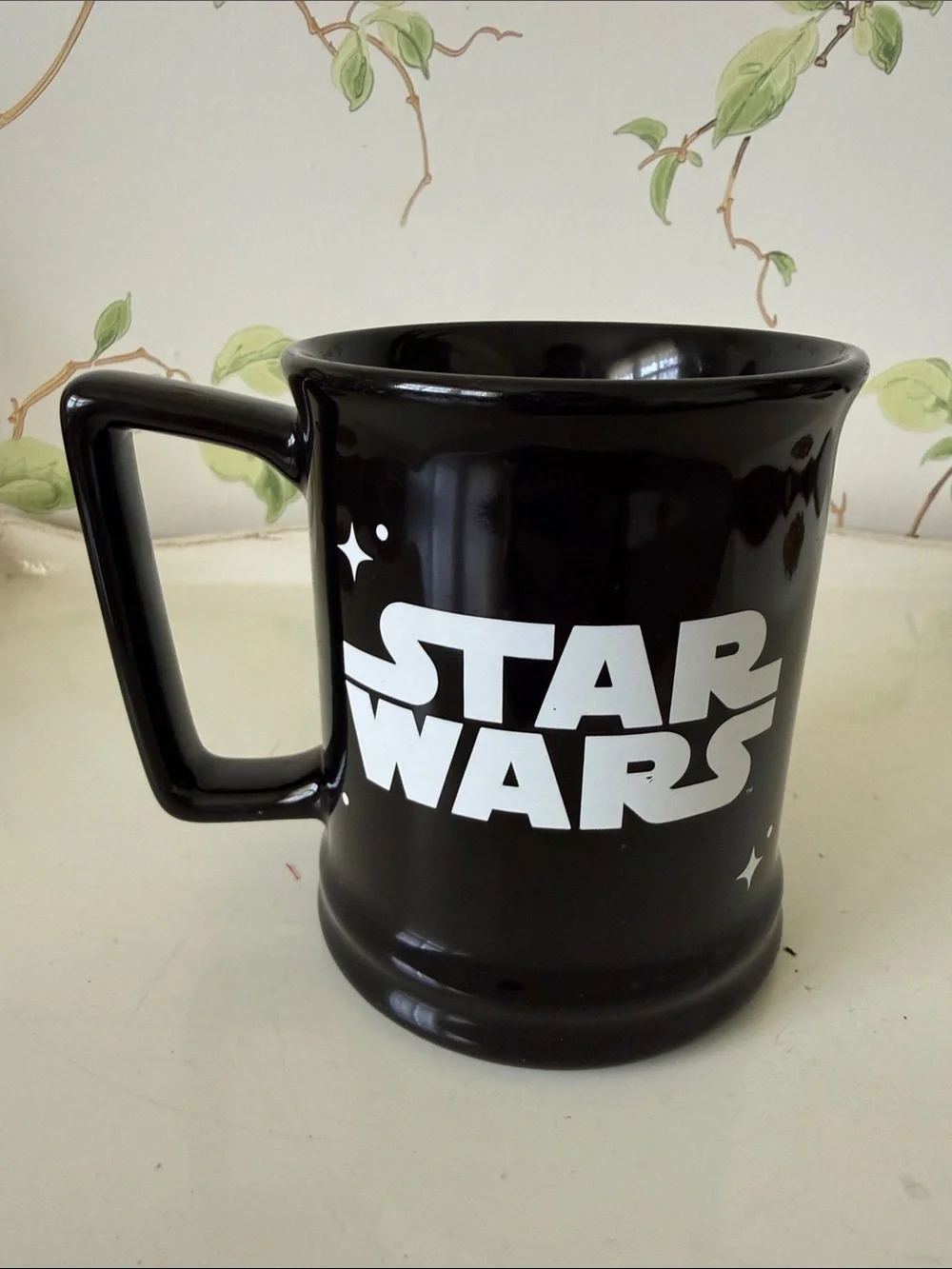 Stars Wars Pew Pew Stormtrooper Black Ceramic Coffee Mug - Disney